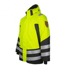 Зимняя мультизащитная куртка-парка Brodeks MW29-83В, желтый/черный